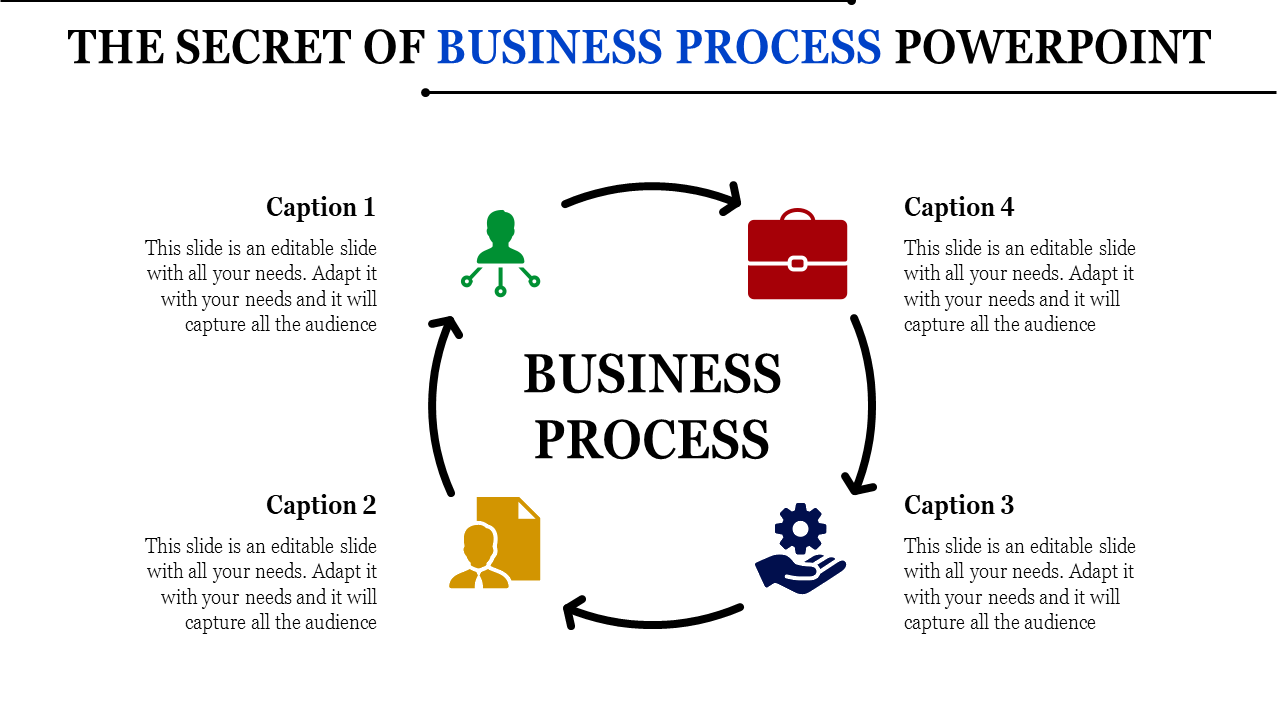 Free - Engaging Business Process PowerPoint Template